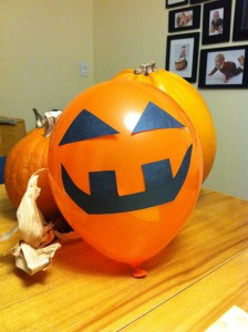 Balloon Jack-O-Lantern